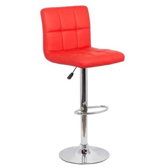 Scaun Bar DHA191 Piele ecologica Otel 7 culori LIVRARE GRATUITA