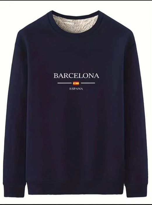 Мужская толстовка термофлейсовая "Barcelona "