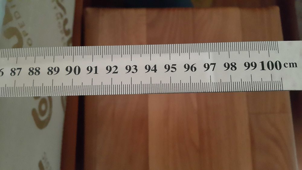 Линейка 100см, металлическая
