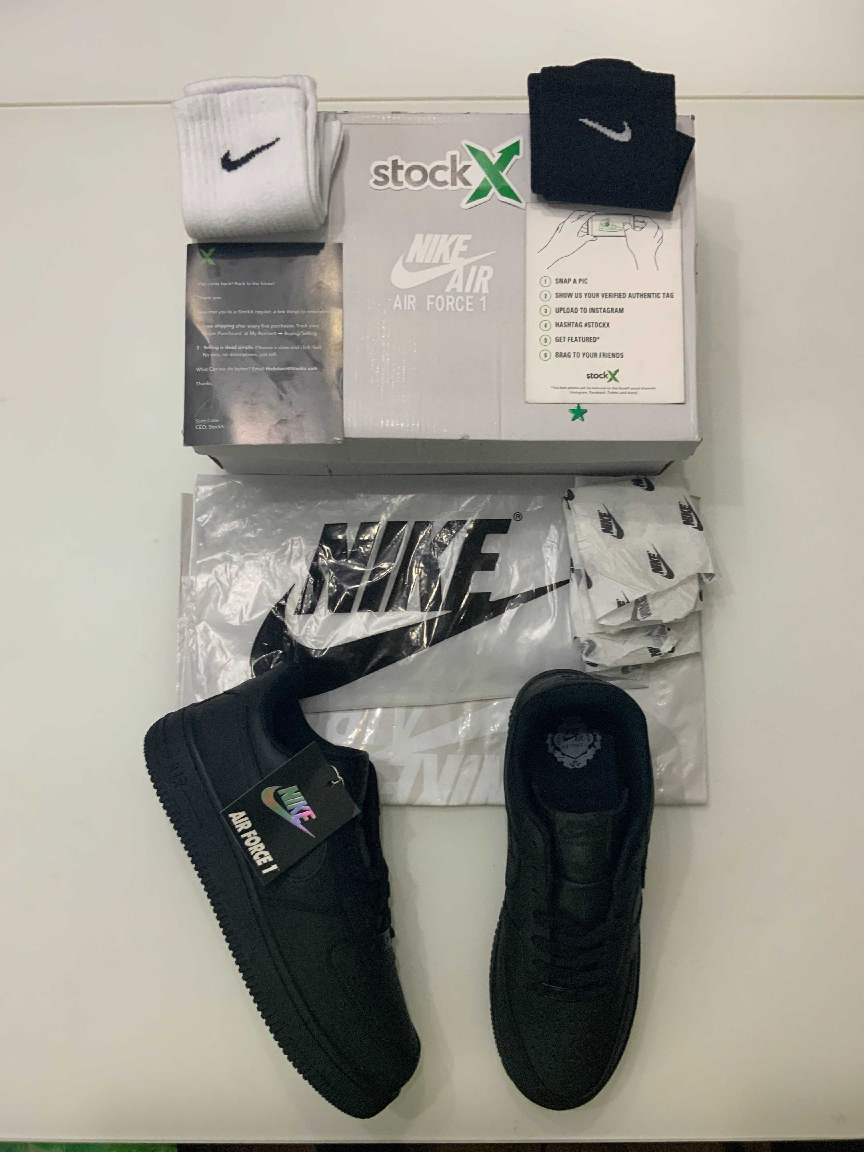 (36-46н) Nike Air Force 1 07' Triple Black