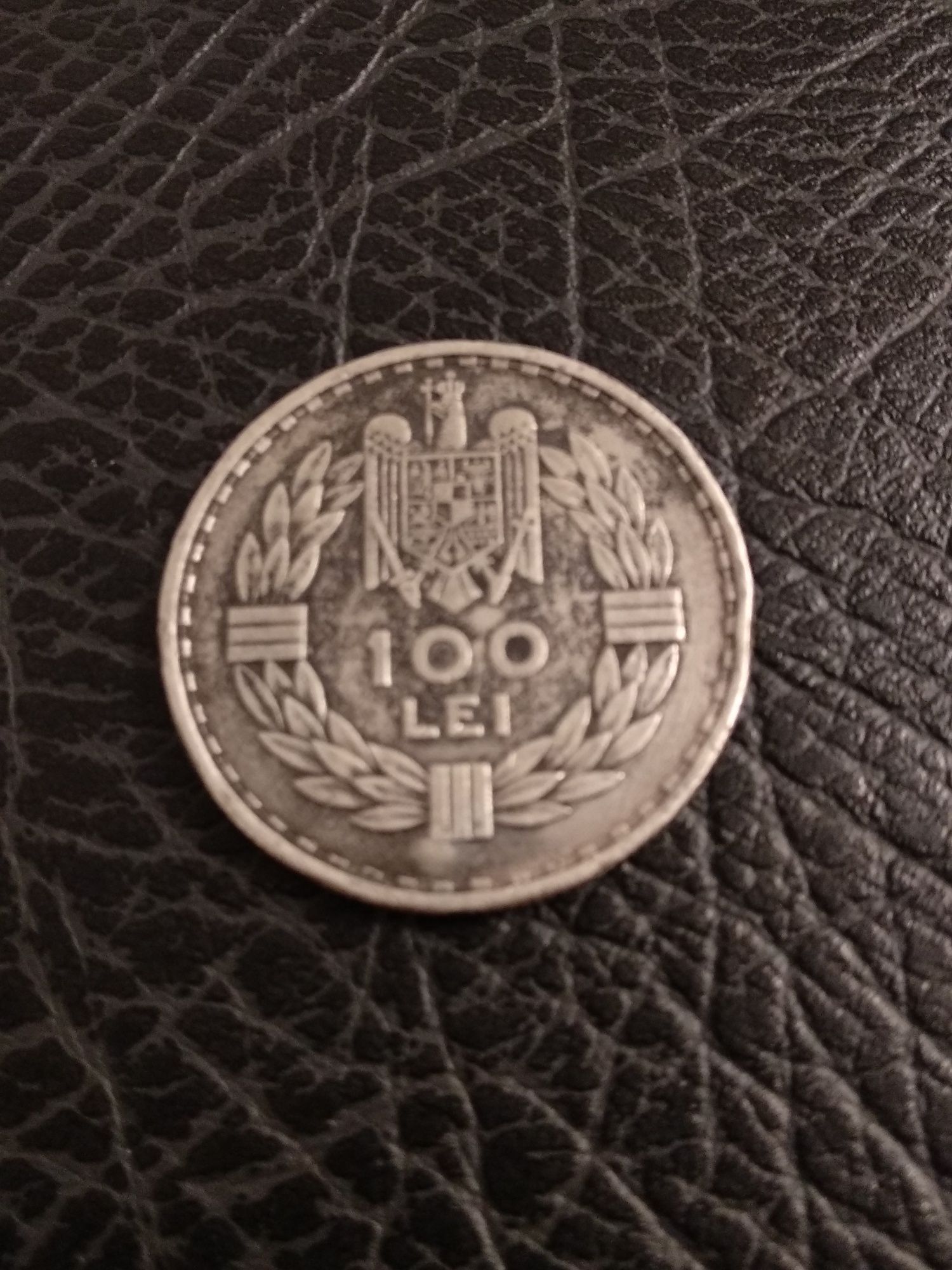 Monedă argint 100 lei 1932,  Paris.