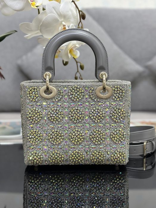 Geanta Christian Dior Lady 20cm, tip Premium