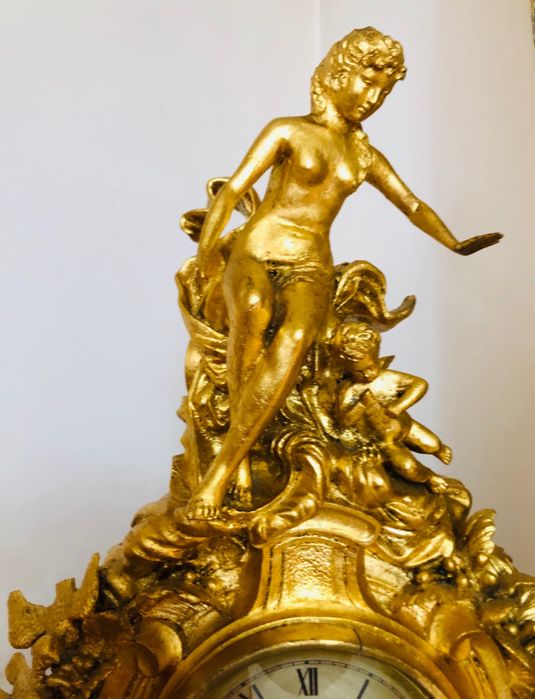 Vand ceas. din fibra de sticla  lemn in foita