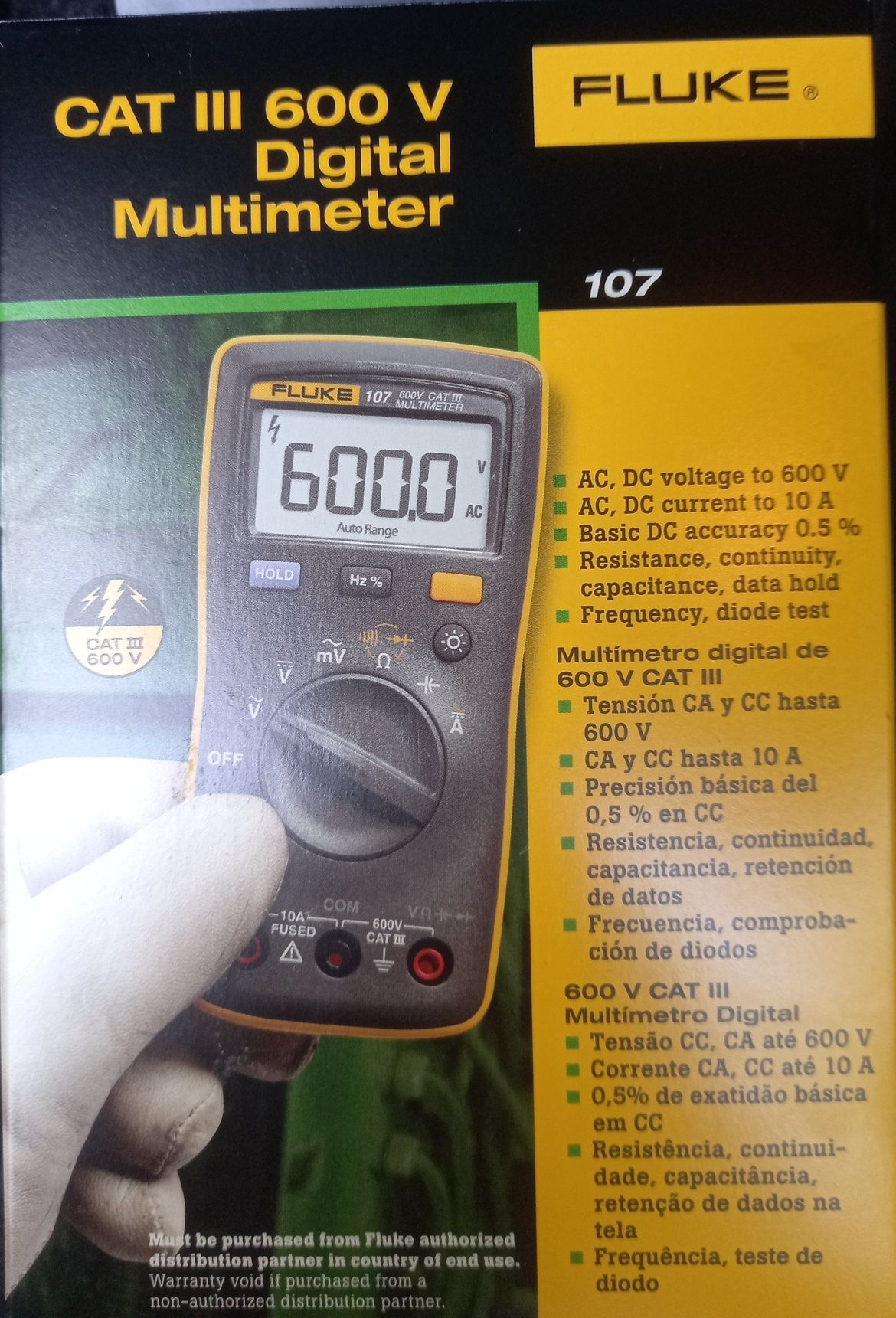 Fluke 107 мутиметър мултимер