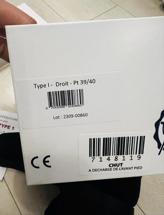 Pantof orteza Hallux Valgus Barouk Marime 39/40