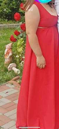 Rochie de ocazie rosie, marimea XL