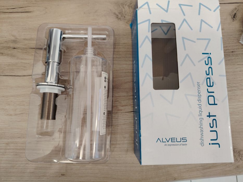 Dozator detergent din inox Alveus