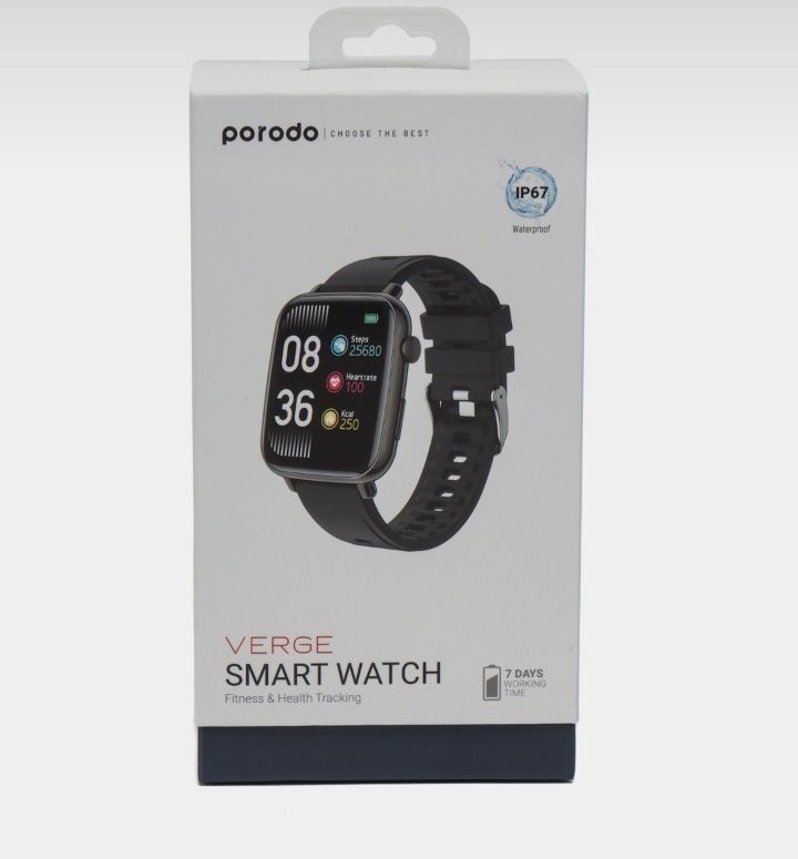 Smart Watch Soat Porodo Pd-verge-bk