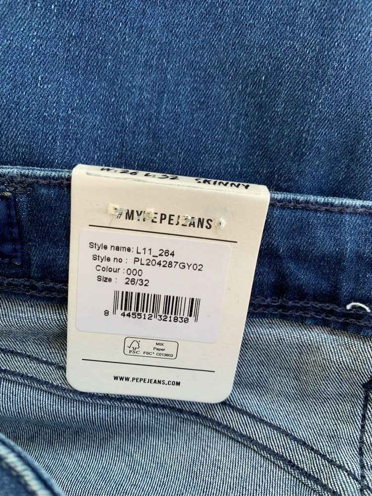 Дамски НОВИ дънки PEPE JEANS