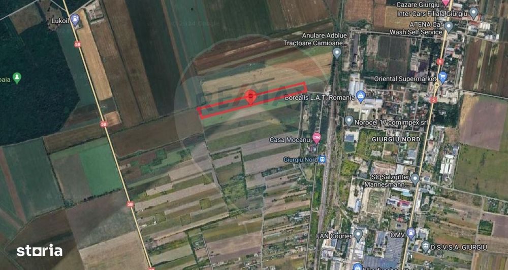 Teren Intravilan 17,500mp Giurgiu / Strada Gloriei