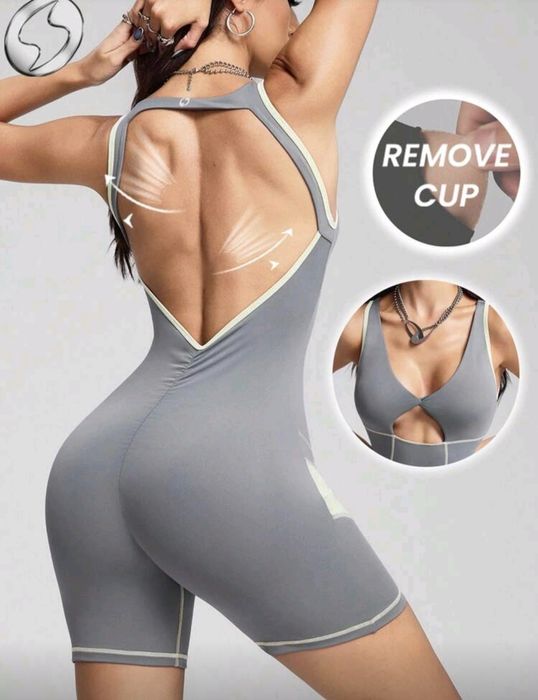 shein нов дамски спортен гащеризон