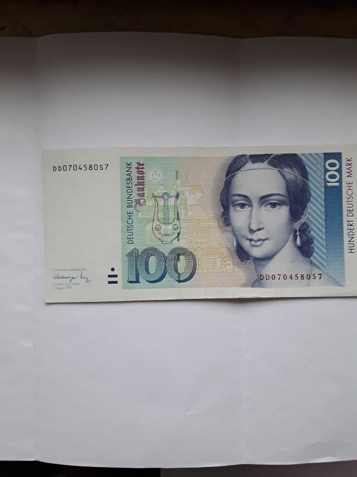 4 bancnote de 50, 100 mark germania 1989 si 1991 ,se vand si separat