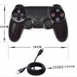Controller Wireless PS4, Compatibil PlayStation 4, Maneta cu vibratii
