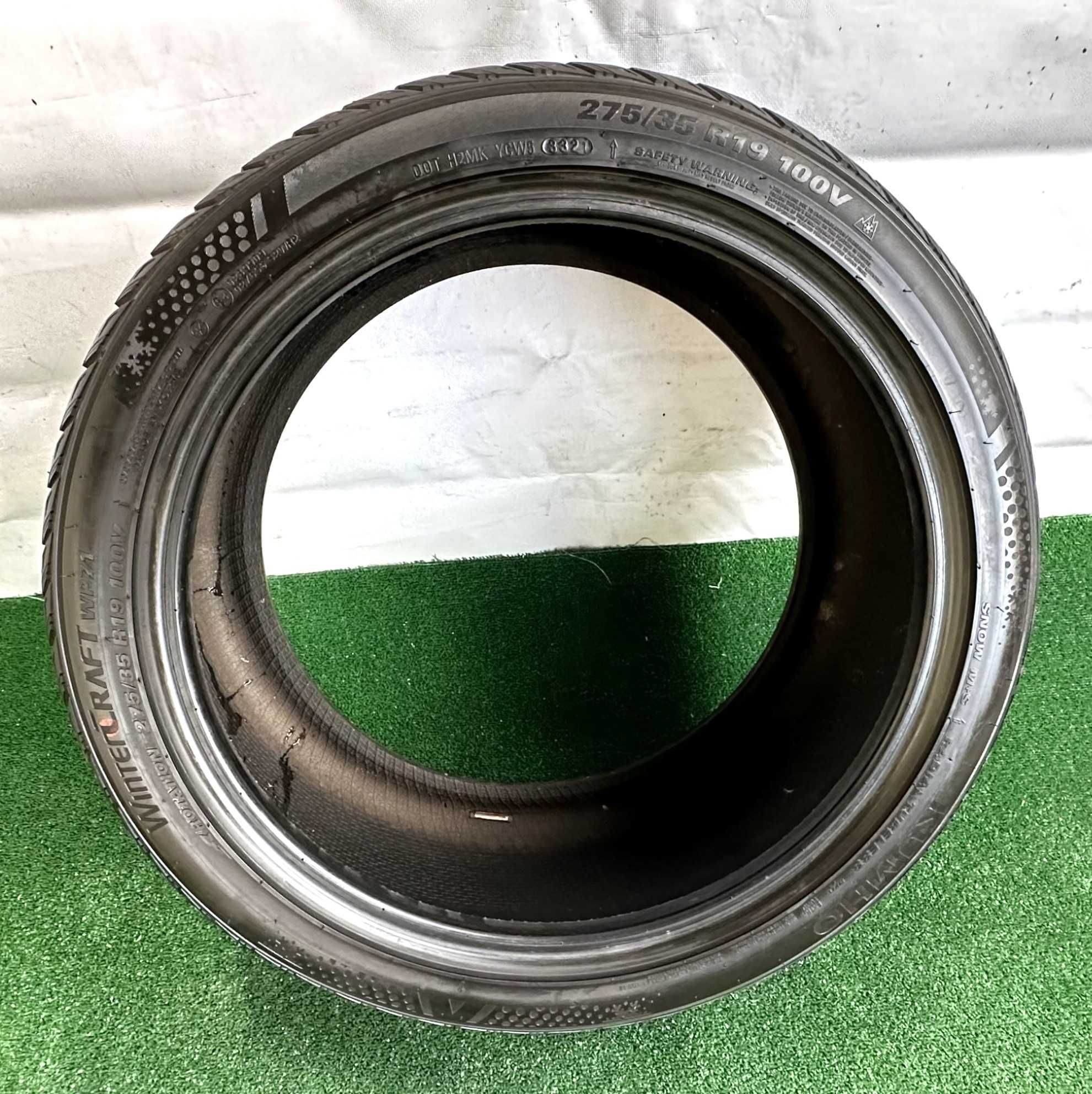 1бр 275/35r19 KUMHO WINTERCRAFT зимна