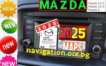 2025 Мазда навигационна карта TomTom NB1 Mazda 6 CX5 CX9 SDcard ъпдейт