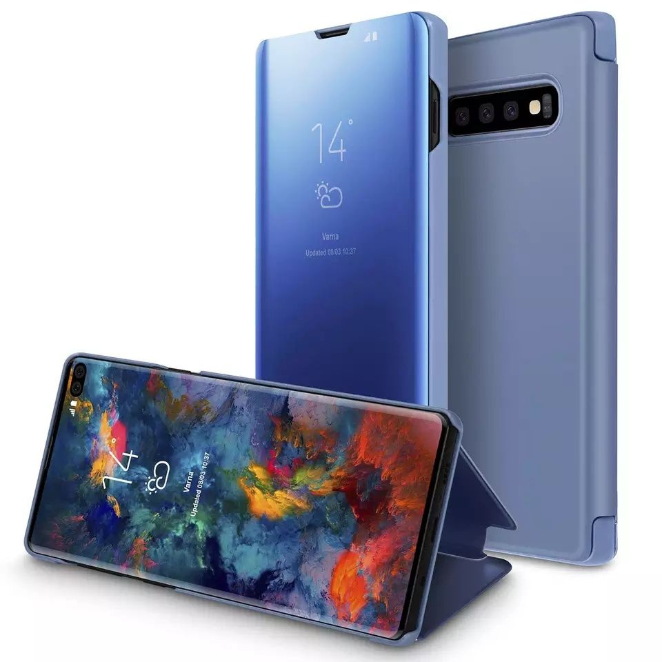 Samsung Galaxy S10 S10e Note 10 A80 A70 A40/CLEAR VIEW Огледален калъф