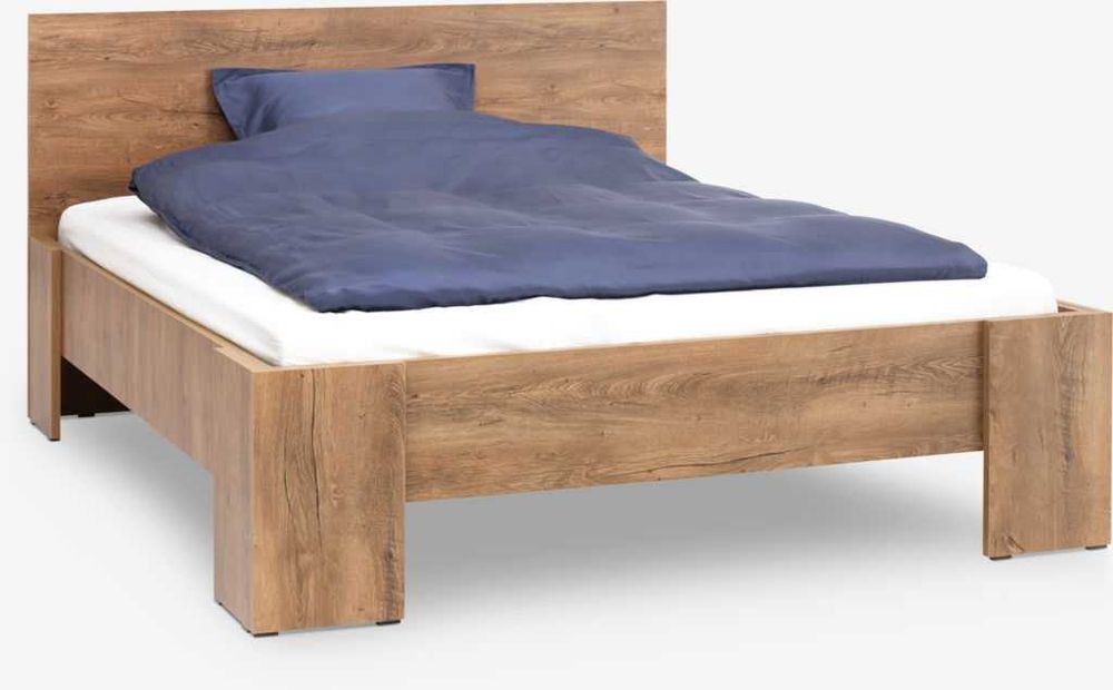 Cadru pat VEDDE 160x200 stejar sălbatic