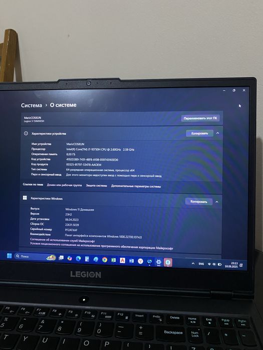Lenovo Legion I 7 CORE  Цена 470$ келишилади