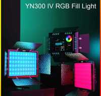 Осветитель Yongnuo YN300 IV, светодиодный, 3200k - 5600k RGB, 18 Вт