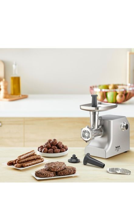 Masina de tocat carne Tefal HV10 NE858D38, 2200 W, 5.5 kg/min, 8 in 1,