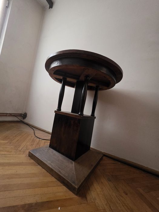 Masa si ghivece lemn masiv