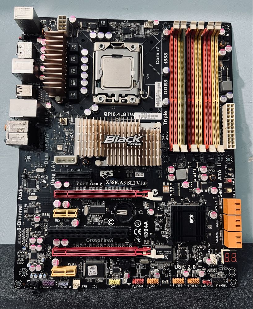 Готовый бюджетный комплект X58B,Core I7-950,4Gb ozu