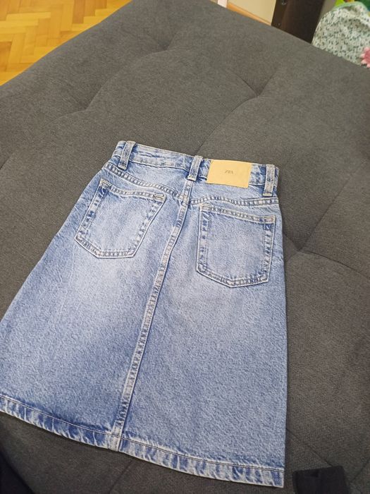 Сет дънкова пола Zara и блузка