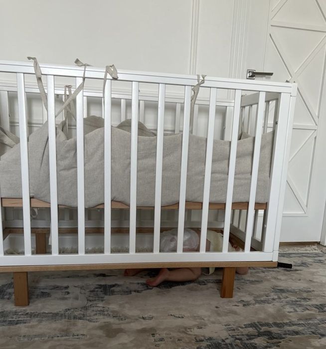 Кроватка Happy Baby из бука + матрас