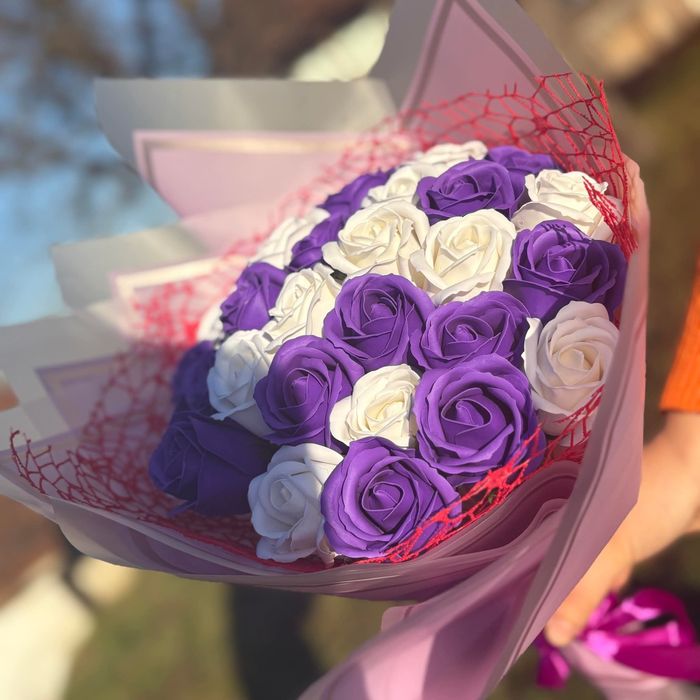 Buchet din trandafiri de săpun