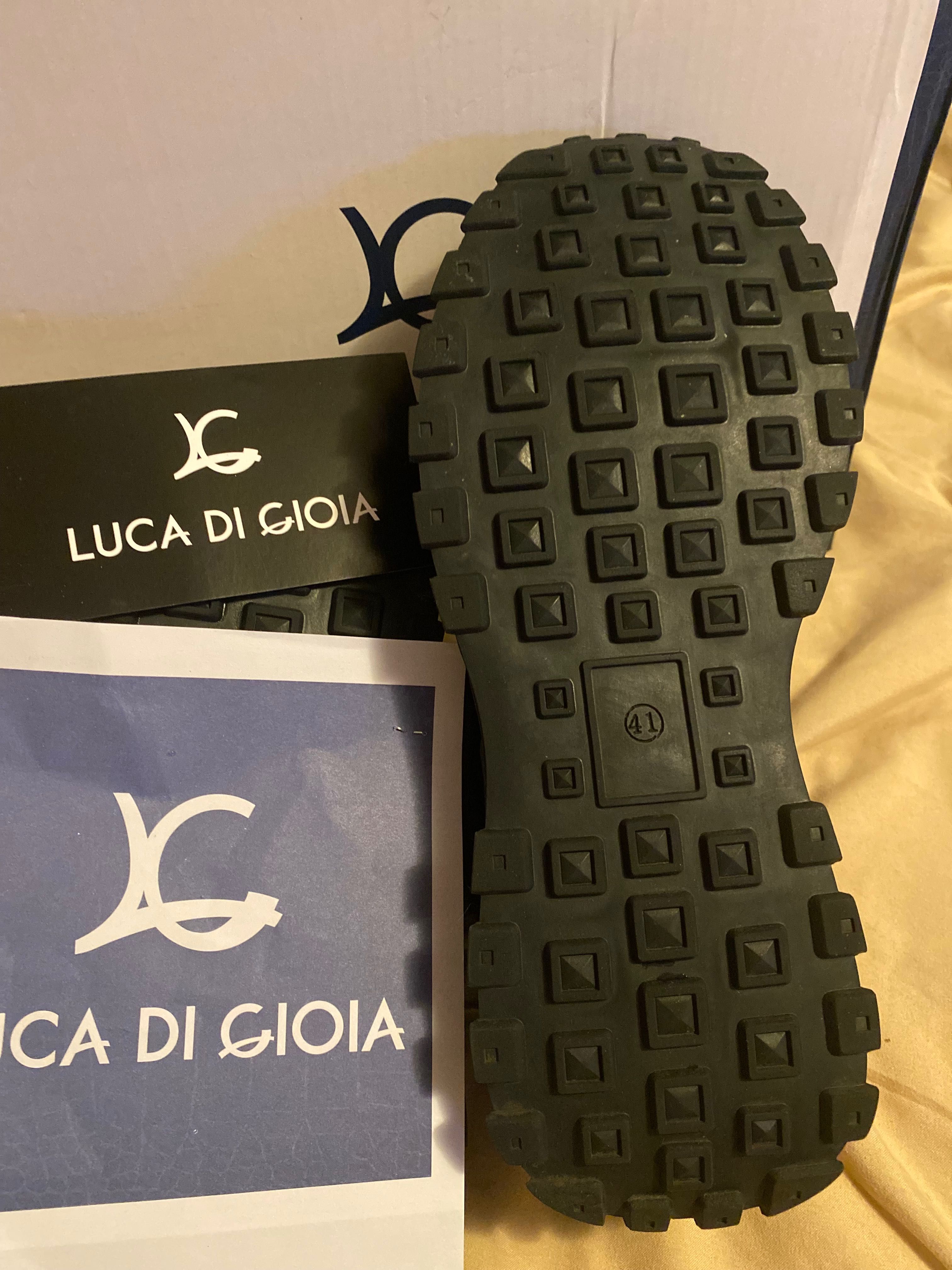 Ghete barbati , NEGRE , PIELE Luca Di Gioia, - Nr 41