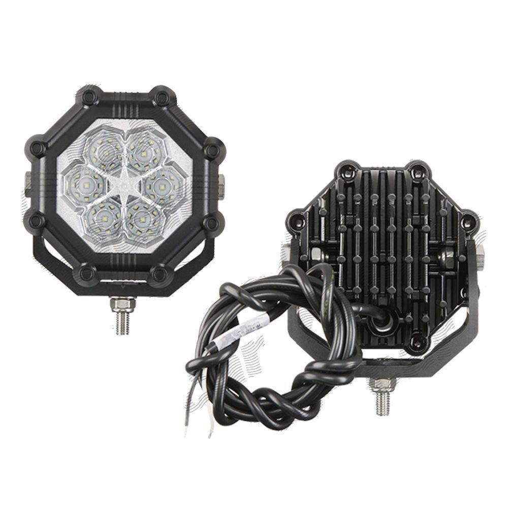 Lampa lucru Universala, 12/24V, diametru 81x107mm, tip bec LED, putere 40W, 3000 lm indeplineste norma IP68; cu optiunea de lumina inversa - 4W, Horpol Polonia, LRD 2137
