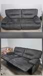 Set canapea si 2 fotolii sistem recliner