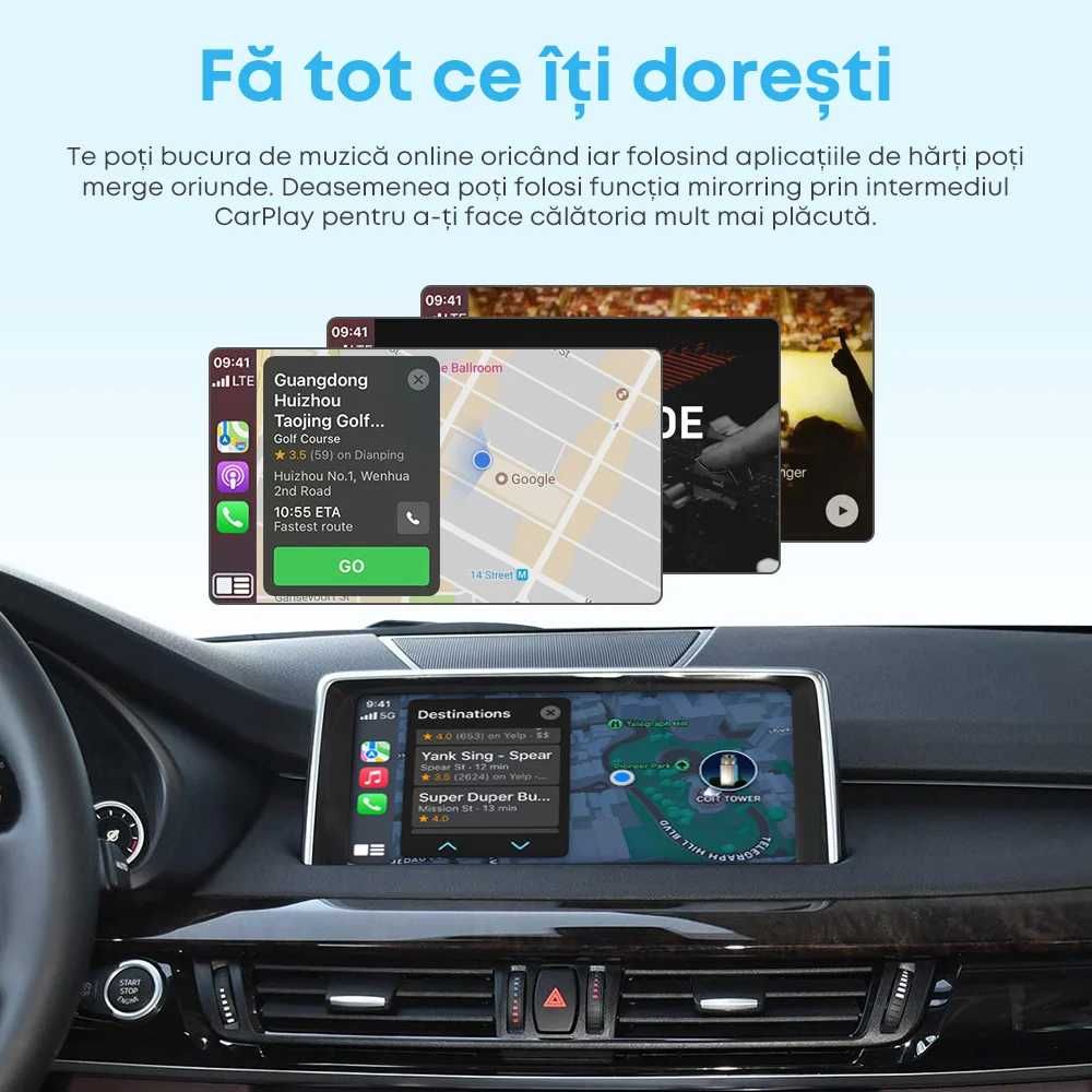 Interfata Carplay Android Auto BMW  CCC CIC NBT EVO