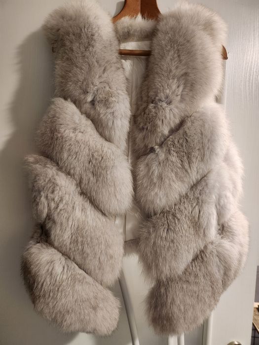 Дамски елек естествен косъм