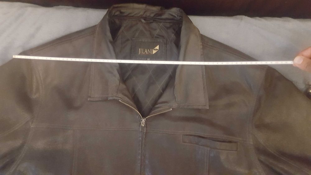 Голямо мъжко кожено яке от естествена кожа