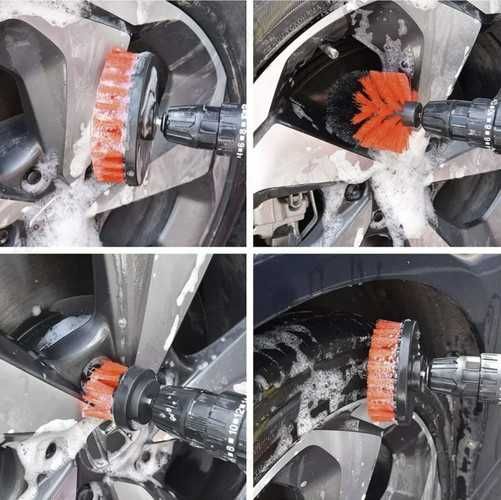 Четки за детайлно почистване 19 броя интериор екстериор автомобил кола