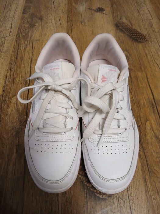 Adidași Reebok Clasic alb și roz