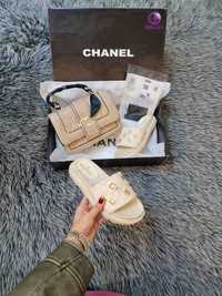 Chanel set geanta+papuci