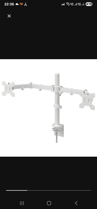 Consola 2 monitoare STUBBERGET ikea