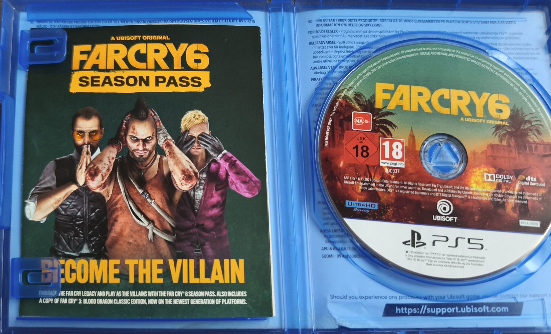 Диск на Playstation 5 Farcry 6
