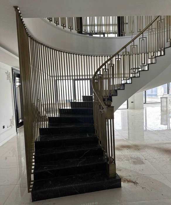 Стильные перила для дома, двора, бассейна