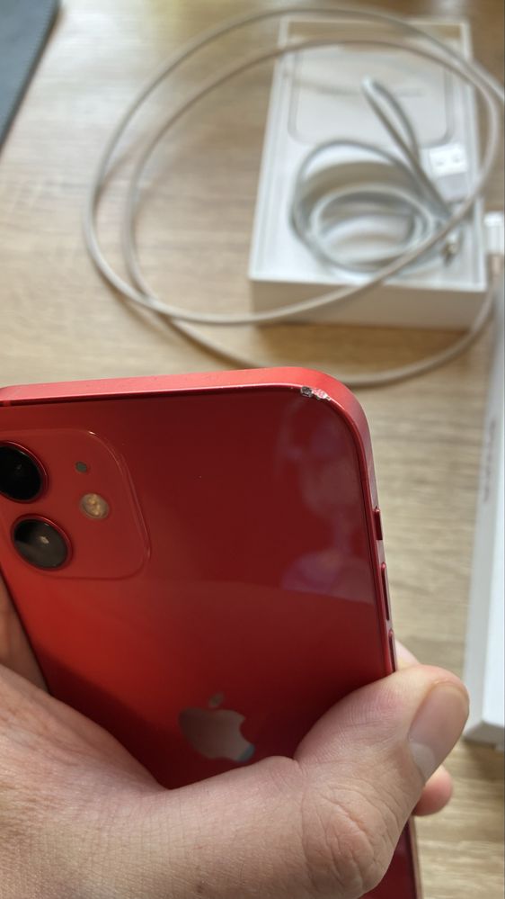 Iphone 12 64GB Red Перфектен Battery 86%