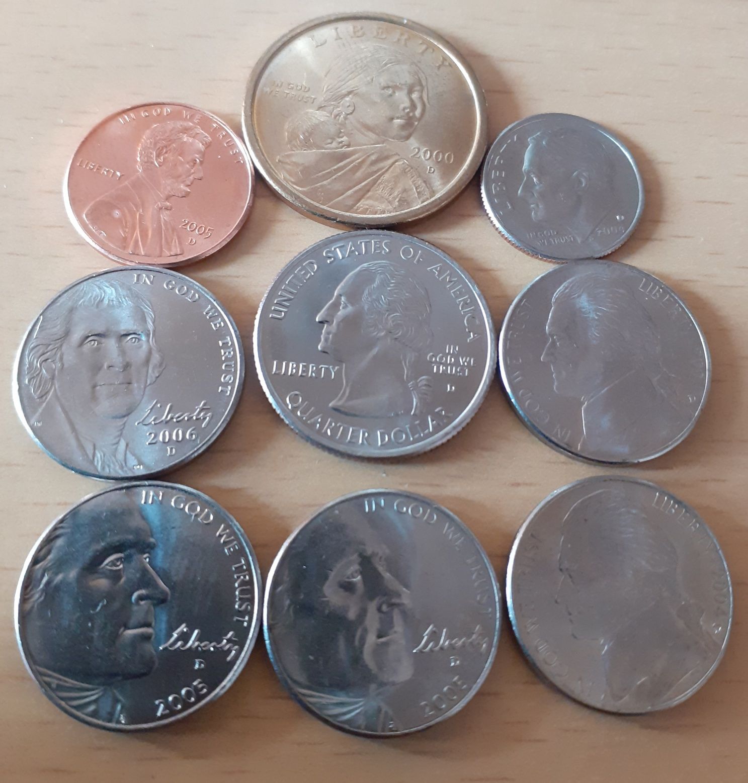 Colecție monede necirculate USA !