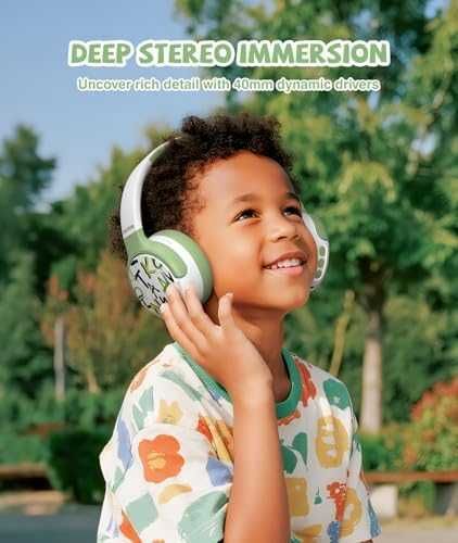 Нови Детски безжични шумопотискащи слушалки Bluetooth 60 часа батерия