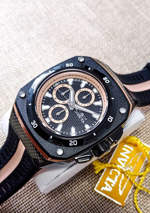 Ceas Invicta Speedway Chronograph Quartz Black Dial  – Barbati