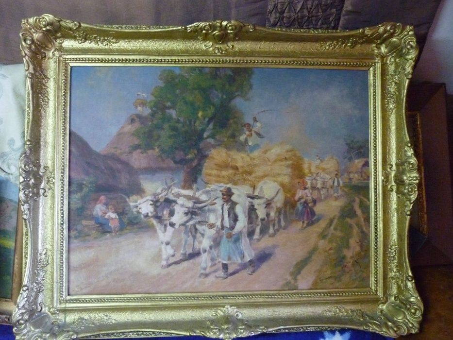Tablou pictura de Cserna Károly 1867-1944