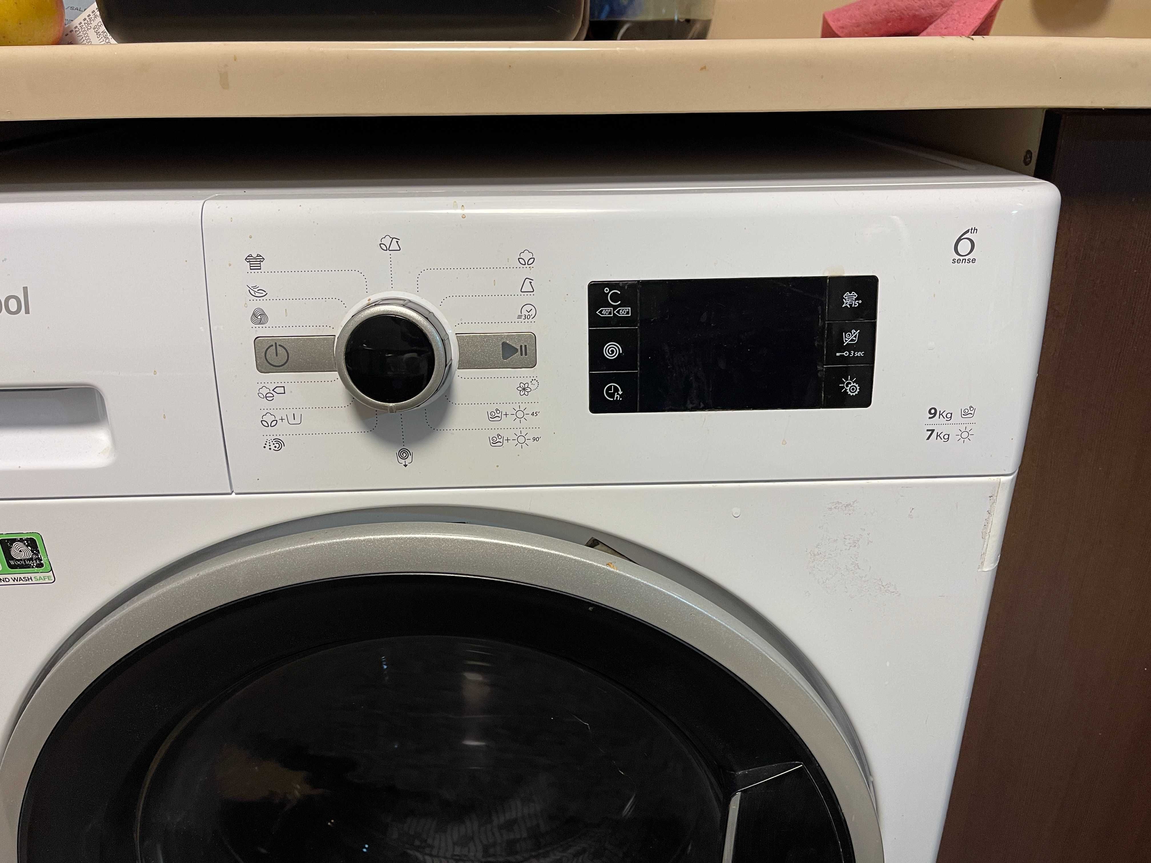 Пералня със сушилня WHIRLPOOL  пере 9 кг. /суши 7кг.