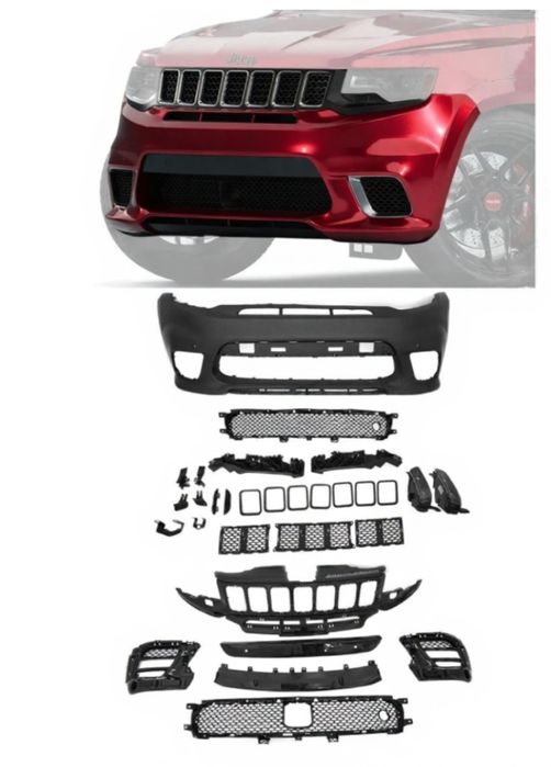 Налична тунинг предна броня Jeep Grand Cherokee SRT 17-21 WK2 LIFT