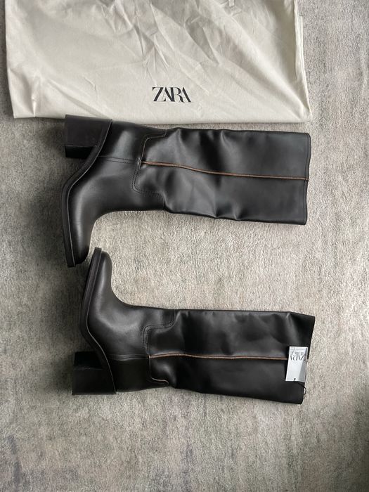 Cizme Zara,noi piele 41