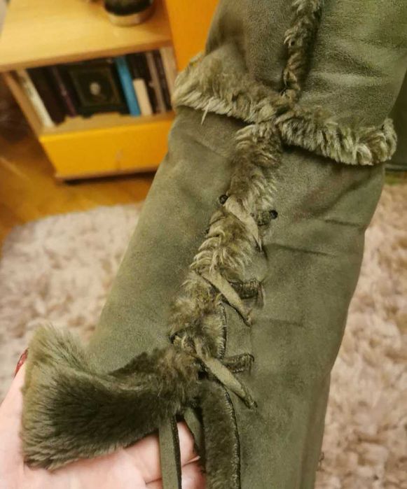 Палто от еко кожа